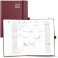 POPRUN Monthly Planner 2027-2028, 6.25" x 8.5", 18-Month Calendar Book