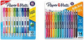 Paper Mate Clearpoint Pencils, HB #2 Lead (0.7mm), Assorted Barrel Colors, 10 Count & Gel Pens InkJoy Pens, Medium Point, Assorted, 14 Count