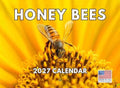 Honey Bee Calendar 2027 Bees Monthly Wall Calender 12 Month | American Made In The USA