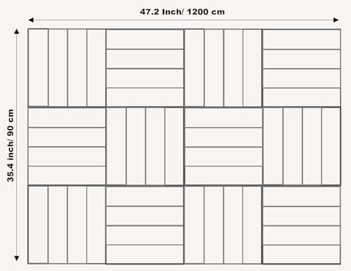 Felt Bulletin Board Tiles | Modern Cork Board Alternative | Large Cork Boards for Walls | Aesthetic Felt Wall Panels for Office & Home Decor | Pinboard & Photo Board (12-Pack) | Tree