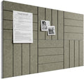 Bumusty 36" x 24" Large Cork Board Alternative, Earth Brown