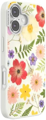 PopSockets iPhone 17 Phone Case with MagSafe- Wild Blooms | Magnetic, Wireless Charging, Camera & Drop Protection, Western, Boho, Aesthetic, Flower, Floral