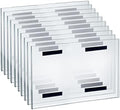 Azar Displays 129937 17" W x 11" H Horizontal U-Frame with Magnetic Strips, 10-Pack, clear