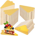 600 PCS 4.6 inch Mini Cake Boards, Premium Triangle Golden Mousse Cake Boards, Versatile Cupcake Bases & Dessert Displays, Perfect for Parties and Special Occasions