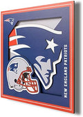 YouTheFan NFL New England Patriots 3D Logo Series Wall Art