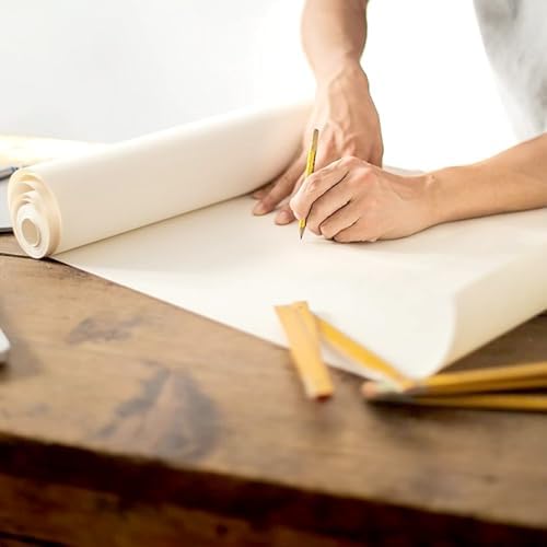 School Smart - 85480 Butcher Kraft Paper Roll, 40 lb, 24 Inches x 1000 Feet, White