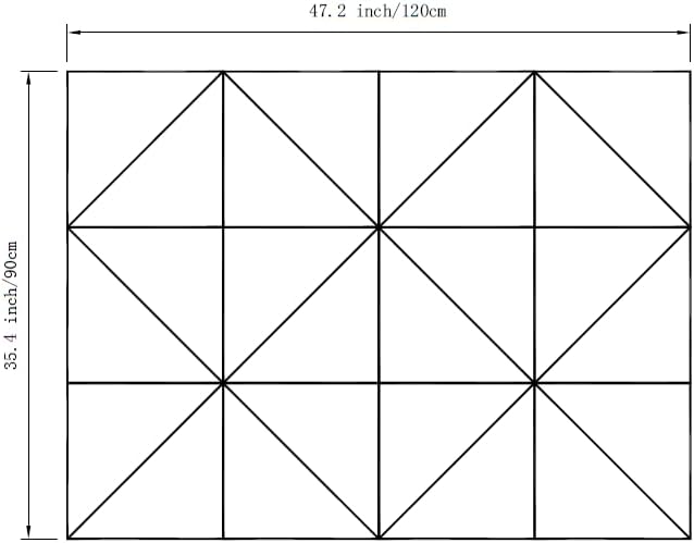 12-Pack White Felt Wall Tiles(11.8“x11.8”Each), 47"x35" Aesthetic Bulletin Pin Board, Large Cork Board Alternative for Office, Classroom & Wall Decor