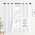 NICETOWN Sound Blocking White 100% Blackout Lined Curtains, 3 Thick Layers Completely Blackout Noise Control Window Treatment Insulated Drapes for Bedroom (1 Pair, 42 Width x 63 Length Each Panel)