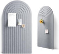 Large Arched Felt Bulletin Board 47.2''×25.5'', Soft Gray