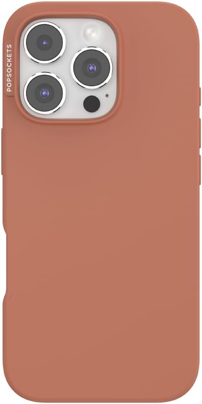 PopSockets iPhone 16 Pro Phone Case with MagSafe, Wireless Charging Compatible, Boho - Terracotta