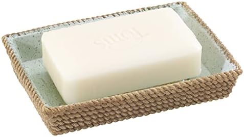 Avanti Linens - Soap Dish, Guest Bathroom Essentials, Coastal Home Decor (Beachcomber Collection)