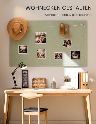 Fluxynara 59" x 35.4" Large Bulletin Board, Sage