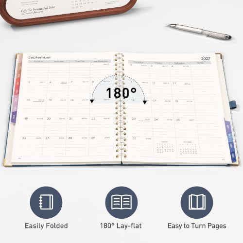 RETTACY 2027 Planner, Weekly and Monthly, Large Size (8.5" x 11")