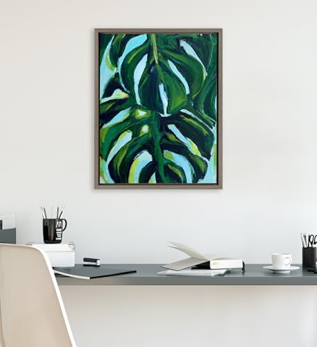 Kate and Laurel Sylvie Blank Framed Canvas Wall Art; 16x20 Gray; Modern Empty Canvas for Paint-Your-Own Art; Ready to Paint Premium Canvas Already Framed