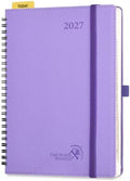 POPRUN 2027 Planner, 6.75" x 8.5" Weekly Calendar Book, Day Planner 2027