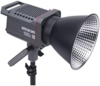 Aputure amaran 100x S Bi-Color LED Video Light, 100W Output, Bluetooth App Control, 9 Built-in Lighting Effects, DC/AC Power Supply, Ultra Silent Fan