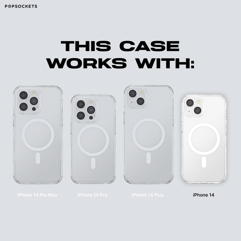 PopSockets iPhone 15 Plus Phone Case with MagSafe- Heart Queen