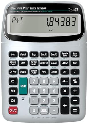 Calculated Industries 43430 Qualifier Plus IIIfx Desktop PRO Calculator