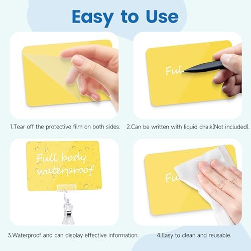 Mlici 12pcs Retail Sign Holder with Clamp for Store Displays