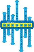 Really Good Stuff Slide & Learn Place Value, Intermediate - Set of 12