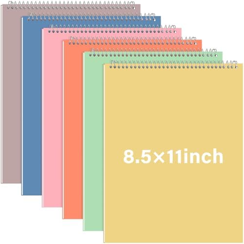Maitys 6 Pcs Steno Spiral Notebooks, Lovely Color, Elegant Style