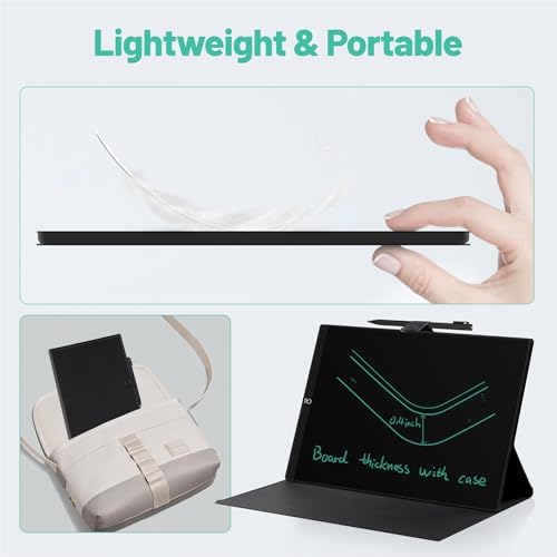 LCD Writing Tablet for Adults: 11.5 Inch Drawing Board with PU Leather Case
