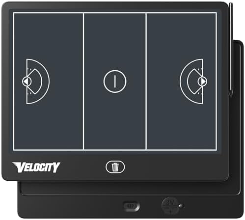 Velocity - Women's Lacrosse LCD Coaching Board - Black