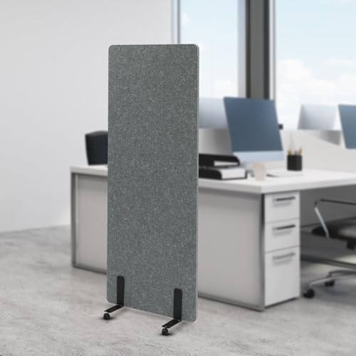 Standing Room Dividers,24 x 66 Portable Screen Dividers with 4 Casters
