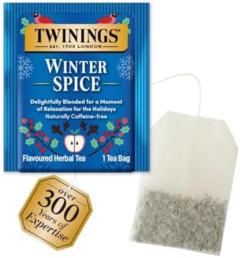 Twinings of London Winter Spice Herbal Tea Bags, 20 Count (Pack of 3)