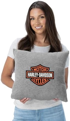 Northwest Harley-Davidson Classic Logo Sweatshirt Pillow, 16 x 16 in