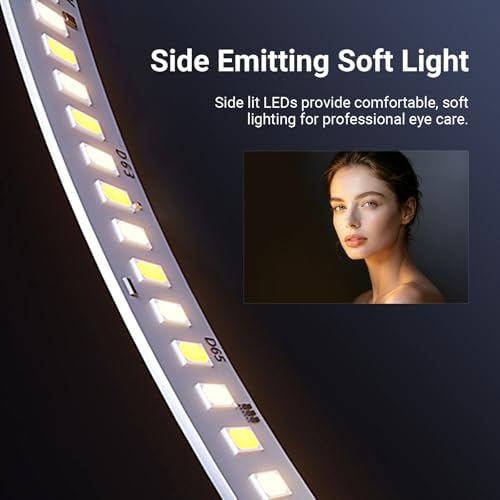 NEEWER RB18B 18" Ring Light, Wireless Professional Edge Lit Lighting