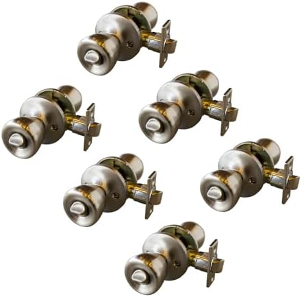 Design House Terrace Privacy Door Knob, Satin Nickel