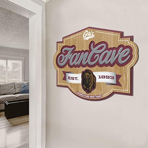 YouTheFan NCAA Officially-licensed FanCave 3D wall art - ready-to-hang, 3D multi-layered construction - floating wall mount design - Perfect fan gift