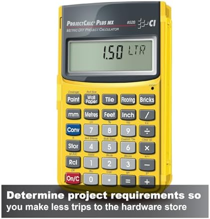 Calculated Industries 8528 ProjectCalc Plus MX Metric DIY Calculator