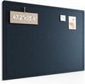 Fluxynara 47.2" x 35.4" Large Bulletin Board, Carbon Blue