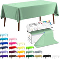 CXPSINC 54 Inch X 300 Feet Plastic Table Cover Roll Disposable Tablecloth with Slide Cutter for All Type/Shape Tables | Party, Banquet, Birthdays, Weddings(Sage Green, 300 Feet)