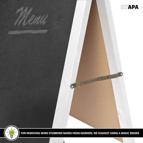 Ilyapa A Frame Chalk Board Easel Sign 20x30 in - Sandwich Signs Outdoor