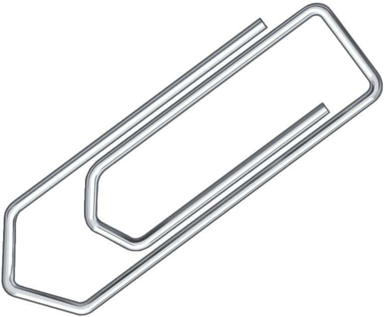 Q-Connect No Tear Paperclip, 32 mm KF01312Q - Pack of 1000