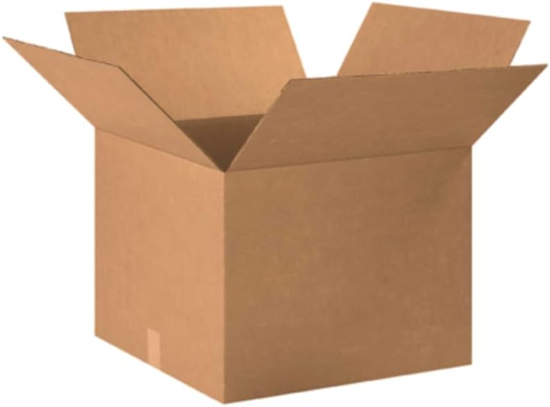 BOX USA Moving Boxes Holds 65lbs, 20"L x 20"W x 15"H (6-Pack) Large - Corrugated Cardboard Box for Shipping, Mailing, Packing, Packaging and Storage