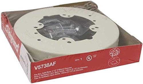 Legrand Wiremold 500/700 Series Metal Raceway Solid Base 50lb Fan Box Ivory