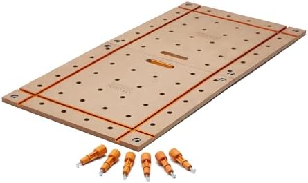 BORA Centipede T-Track Workbench - 20mm Dog Hole MFT Work Bench Table Top