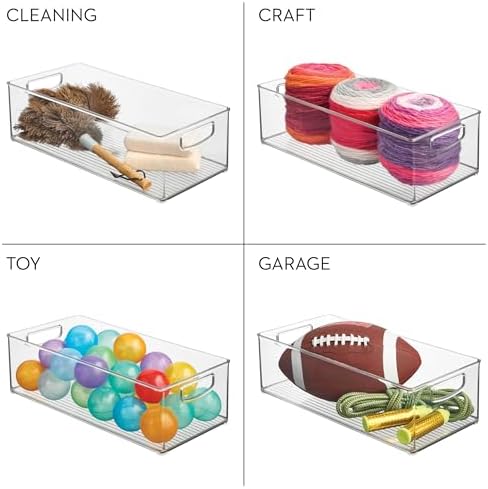 iDesign Stackable Storage Bin - Clear