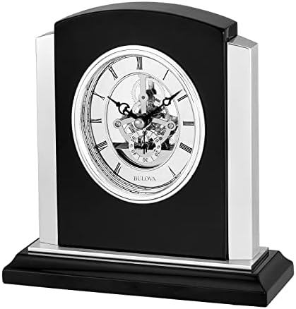 Bulova Clocks, Skeleton Tabletop, B1715, Faith, Accent Décor