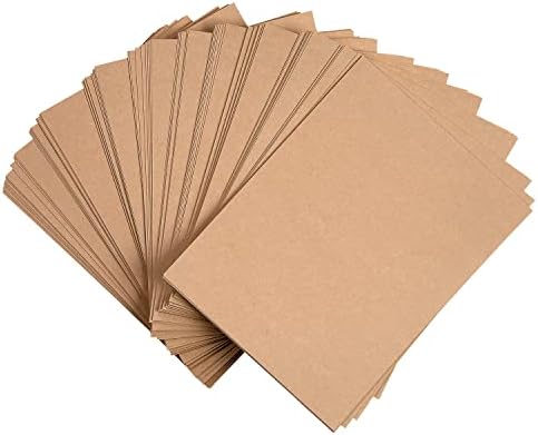 Recollections 100 Sheets Kraft 8.5” x 11” Cardstock Paper - Acid and Lignin Free Paper for Scrapbooks, Arts & Crafts - 1 Pack