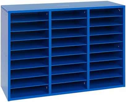 Really Good Stuff Classroom Blue Mail Center, 27 Slots