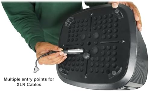 Rockville ISOBOX Recording Microphone Sound Isolation Box with Mic Stand