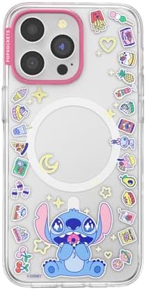 PopSockets iPhone 15 Pro Max Phone Case w/MagSafe- Stitch Snacks