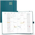 POPRUN Monthly Planner 2027-2028, 6.25" x 8.5", 18-Month Calendar Book