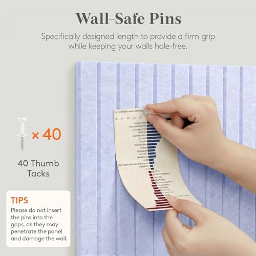 Lifewit Large Felt Bulletin Board with Self-Adhesive 36" x 36"- 9 Pack