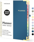 Forvencer Academic Planner 2026-2027, Weekly & Monthly Hardcover Planner A5